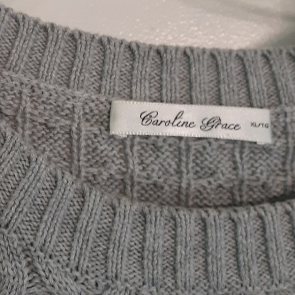 COTTON CASHMERE PULLOVER SWEATER, XL - Picture 3 of 7